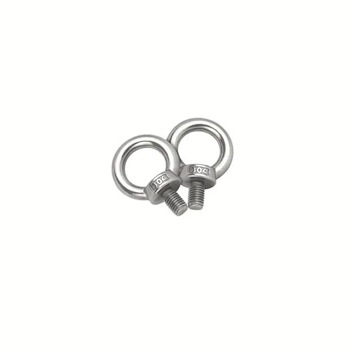 Ringschraube Ringmutter Edelstahl Verzinkt Augenschraube M6 M8 M10 M12 Augbolzen, Augenmutter, Ösenschraube, Ösenmutter, Edelstahl Öse, Ringmuttern, Ringösen (Ringschraube Edelstahl, M12)