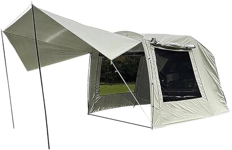 SUV Familien-Campingzelt – Auto-Markise Sonnenschutz, Camping SUV Heckzelt | Kompaktes Auto-Campingzelt mit Aufbewahrungstasche, leicht, praktisch, großer Schattenplatz für 5 bis 6 Personen CUVs SUVs