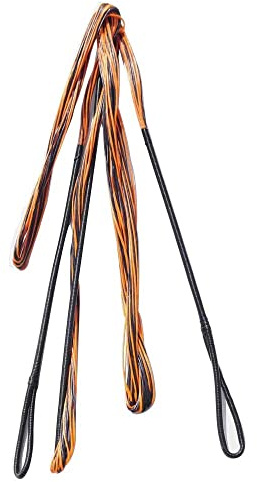 wolfman Dacron Bogensehne Bogenschießen Recurve Bogensehne AMO 44-70 Zoll 16 Stränge Handgefertigte Ersatzbogensehne für Recurvebogen Langbogen Traditionellerbogen(Typ 5: AMO 64(Aktuell 60.5))