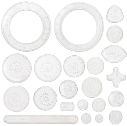 Spirograph,22 pcs Spiral Designer,Spirograph Deluxe Set,Dessin Spirale Ensemble,Multifonctionnel Spiral Designer, Mandala Designer, Creatif Pochoirs pour Peinture, Modèles de Dessin pour Enfants