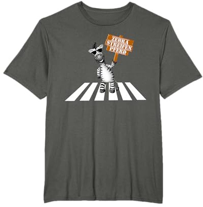 Zebrastreifenpferd Zebrastreifen Pferd Aua Aua Malle B06 T-Shirt