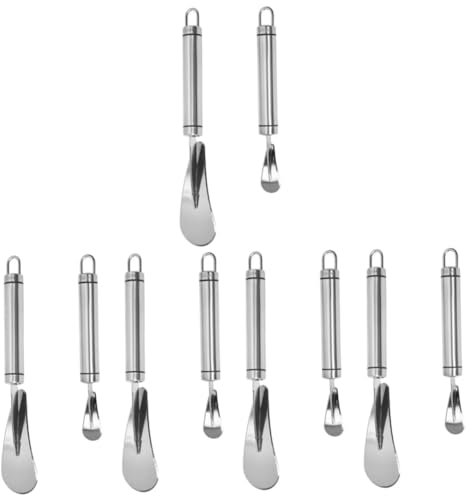 PRETYZOOM 5 Set Apriscatole In Acciaio Inox Per Pompelmi Spremiagrumi Lime Affettatrice Per Ananas Spremiagrumi Venditore Levatorsolo Di Ananas Tagliafrutta Tagliauva 2 pezzi*5