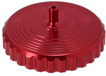 CNC Tankdeckel mit Entlüftung, Sport Optik, Rot - für Simson S50, S51, SR