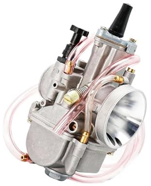 Carburador de motocicleta Compatible con PWK 21 24 26 28 30 32 34 2T 4T Compatible con Power Jet Compatible con Yamaha Compatible con Mikuni Koso Compatible con ATV Quad UTV Filtro de gasolina(PWK-24)