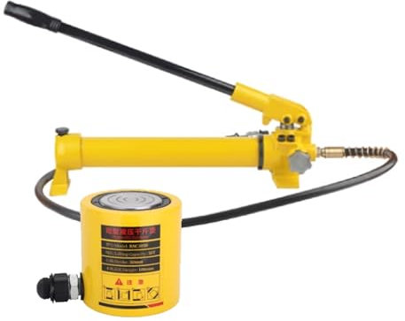 Martinetto idraulico da 50T, martinetto idraulico for impieghi gravosi, corsa da 2 pollici, con pompa manuale CP-180, adatto for installazione e manutenzione nei cantieri edili(30T jack+CP-700 hand pu