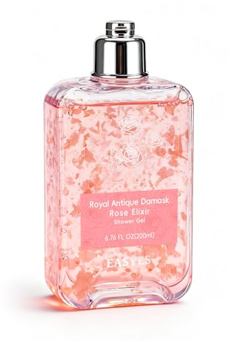 Easyes Rose Elixir Gel Doccia Da Donna – Gel Doccia Idratante Con Tripla Formula Di Rose, Gel Doccia Profumato Alla Rosa, Pulizia Naturale E Schiuma Delicata, Ricca Cura Dell'Olio, Deterge e Idrata