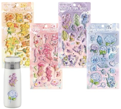 Adesivi 3D 4 fogli decorativi in PVC Cartone Animato | 3D Adesivi per bambini ragazzi Album Scrapbook Ricompensa Classe Decorazioni Telefono Regali Festa Calze Natalizie