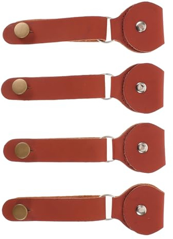 ARTSEWPLY 4stücke Gitarrengurt Akustikgitarre mit Kopfplattengurt Gurtverschluss und Befestigung für Gitarrenhals Geeignet für Ukulele Mandoline und Bass Inklusive Plektrum-etui