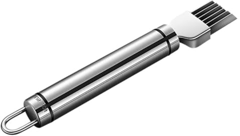 NUOBESTY Cortador de Cebollín de Acero Inoxidable 304, Cuchilla Profesional para Cortar Cebolla y Verduras, Herramienta de Cocina Resistente y Antideslizante para Uso Doméstico