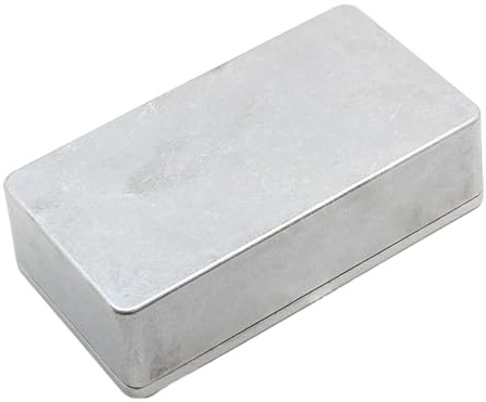 Aluminium-Gehäuse für Gitarren-Effekt, Ersatz-Gitarren-Effekt-Pedalkoffer, Gitarrenpedal-Aufbewahrung, Stomps-Box, Organizer, Box, Effektpedal, Aluminium-Stomps-Box