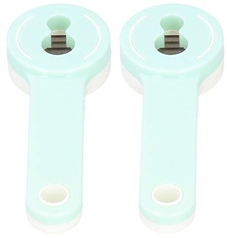 KIMISS Cortador y Triturador Multifuncional de Judías Verdes, 2 Piezas, Cortador de Judías Verdes Estilo Francés, Herramienta de Cocina Ideal para Accesorios de Cocina, Verde Claro