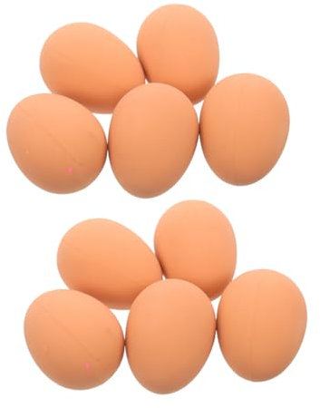 YARNOW 10stücke Gummieier Spielzeug Für Kleine Hunde Lustige Springende Kauspielzeuge Aktivität Und Interaktion Und Langlebig Für Und Haustiere