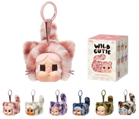 POP MART Crybaby Wild but Cutie Series - Vinyl Plush Pendant Blind Box, Mystery Box, Random Design Collectible Toys, Holiday Birthday Gifts for Girls and Boys, Single Box