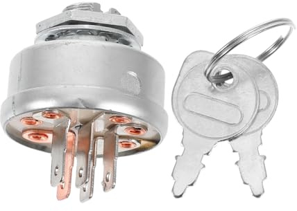 TOGEVAL Interruptor de Encendido Cortacésped Compatible con Reemplazo Llave de Encendido