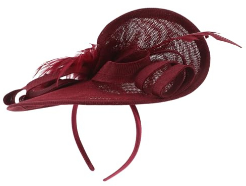 FOMIYES Fascinateur Pince Cheveux Chapeau Fascinateur Coiffe Coiffe Mariée Chapeau Fête Femme Accessoire Tête Mariée Bandeau Fête
