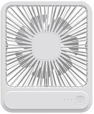 Piccola ventola regolabile a 3 velocità con batteria di ricarica USB, ventilatore da tavolo portatile, silenzioso, potente flusso d'aria o ventola di raffreddamento silenziosa a casa