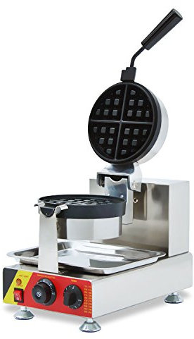 CGOLDENWALL NP-546 Rotate Waffle Maker Non-stick Grid Muffin Baker Making Machine Commercial Belgian Waffle Stove Waffle Toaster (220V)