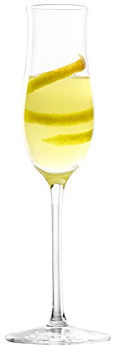 Stölzle Lausitz Grandezza Liqueur Glasses (Set of 4) - 3.5 oz - Lead-Free Crystal Brandy Glasses for Cognac, Bourbon Snifters with Pulled Stem, Elegant Contemporary Glassware, Dishwaher Safe