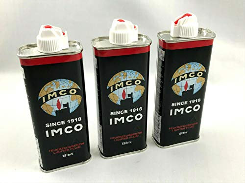 IMCO Benzin - Das Original - 3 x 133ml Kanister Feuerzeug Benzin