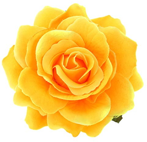 Beaupretty 2 in 1 Rose Haarnadel Corsage Blume Haarspange Blume Brosche Nadel Haarschmuck für Partyhochzeit (Matt Rot)