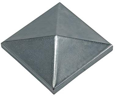 METALIDEAL | Chapeau de pilier carré en Acier - Dimension 120 x 120 mm