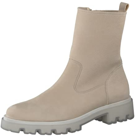 Paul Green Supermjuka ankelstövlar för kvinnor, platåstövletter, Beige 022, 40.5 EU