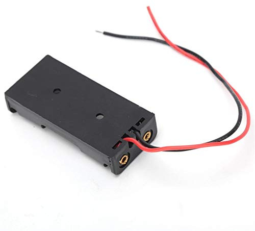 10pcs Porte-Piles, 2x 3x 3~4.5v AAA Support de Batterie, Battery Holder Box Case avec fil, pour 2/3Piles ou Accus Fiche Prize Chassis Bec(2 rubriques)