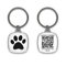 Hund ABSICHERN -1x personalisierbarer Anhänger und App für iOS und Android - QR Code Hundemarke personalisier - Adressanhänger Hunde - Sekundenschnelle Kontaktaufnahme durch Chat-Funktion
