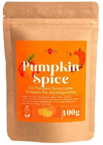 Pumpkin Spice, 100g, für Pumpkin Spice Latte, Pumpkin Pie, Pumpkin Flavour, Kürbisgericht, Kürbisgewürz süß, vegan