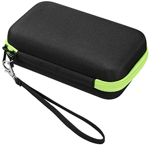 DOITOOL Termometro Frontale Custodia Portatile Termometro Custodia Da Trasporto Rigida Termometro Di Stoccaggio Antiurto Con Cordino Per Viaggio Verde