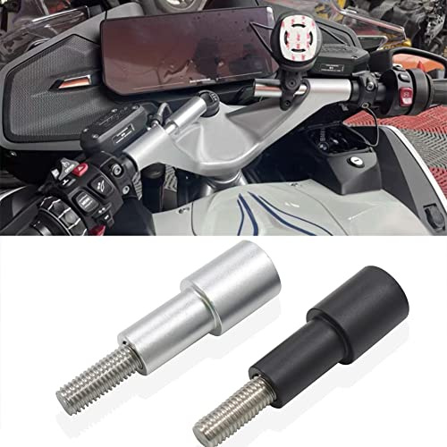 Midimttop Extensión de Soporte de Manillar de navegación GPS Replacement for K1600B K1600GT K1600GTL R1200RT Accesorios de Motocicleta Adaptador de Soporte de Barra (Plata)