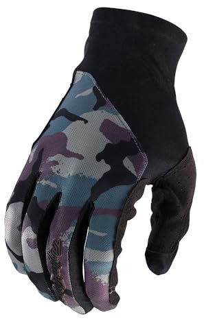 Troy Lee Designs Herren Handschuhe Flowline, Camo Army Green - Grün, L, 4429