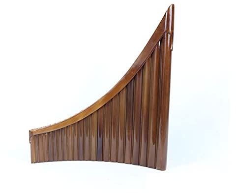 Panflöte 22-Rohr 15-Rohr 8-Rohr Panflöte In C-Taste, Geeignet Für Bass-Panflöte Für Linkshänder Traditionelle Blasinstrumente (Color : G tone 22 tube brown 2)