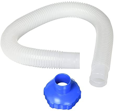Dubbulon Oberflächenskimmer Schlauch - Pool Skimmer Schlauch Ersatz | Schwimmbadschlauch, Ersatzschlauch Für Pool-Skimmer, Ersatz Für Zubehör, Oberirdischer Pool-Skimmer-Schlauch Und Adapter