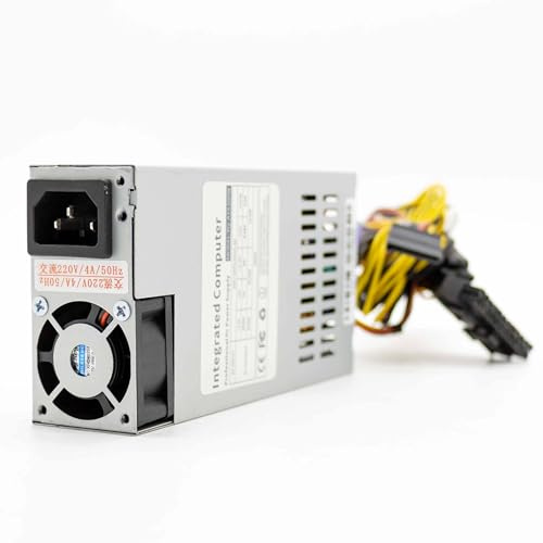 Simpletek – Alimentatore 300W FLEX ATX per HTPC Mini ITX | Formato Slim 1U | con Ventola | Adatto a Case mATX SFF