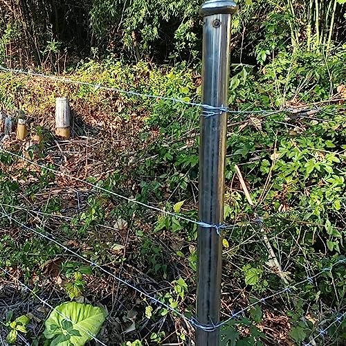 Alambre Espino Galvanizado Alambre de púas de 4 puntos, bobinas de alambre de púas galvanizado en caliente, rollo de alambre estirado para exteriores, alambre de púas para valla de jardín residencial
