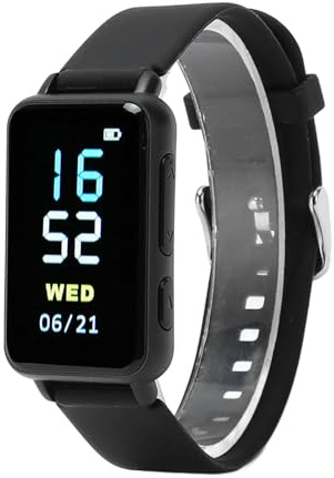 Reloj Grabador Activado por Voz, Grabador de Voz Digital, Reducción Inteligente de Ruido, Grabador MP3, Grabación con Temporizador, Grabación Superpuesta Recurrente (4g)