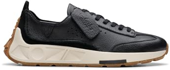 Clarks Craft Speed. Womens Black Leather, 5