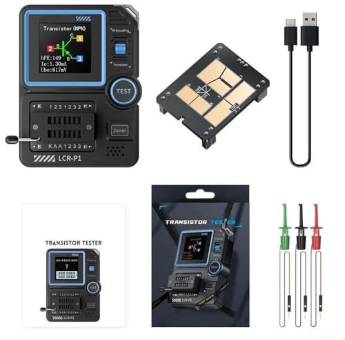 FACULX Compteur LCR ESR avec détection intelligente et contrôle précis des composants électroniques, testeur LCR