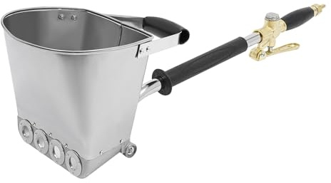 Qussse Spritzpistole Zement Mörtel, Putzwerfer Putzpistole Verputzpistole für Sprühen von Zement Mörtel Beton