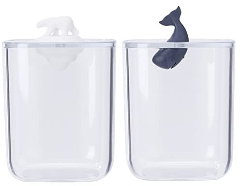 Dispensador de Palillos de Dientes 2 piezas Mesa Picote de dientes Dispensador Hogar sala de estar Caja de almacenamiento de algodón Hisopo de algodón portátil portátiles acrílico dentón Caja Contened