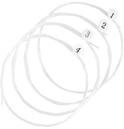 JOINPAYA 4piezas Cuerdas De Ukelele De Nylon Transparentes Para Repuesto Duradero y Práctico De Accesorios Musicales Para Ukelele