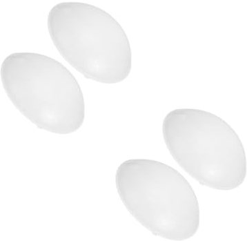 DOITOOL 2 Sätze Lampenschirm Bonbons Mit Deckel Deckdekoration Modell Dekoration Paarfigur Nacht Swag-lampe Außendekoration Loch Verschütten Staubsteckerkabel Gel Weiß Plastik 2 Stück * 2