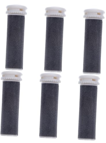 HAPINARY 6er-set Fußfeilen-rollenköpfe Ersatzrollenköpfe Nachfüllungen Für Elektrische Fußfeilen-pediküre-werkzeuge