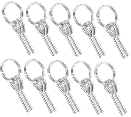 MAGICLULU 10pièces Lot de Broches De Connexion pour Tente Extérieure Anneau De Corde pour Camping Accessoires De Tente Robuste