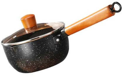 HOLIDYOYO Edelstahl Milchtopf Mit Griff Für Haushalt Geeignet Für Induktionsherde Und Gasherde Zum Kochen Von Suppe Und Erwärmen Von Milch