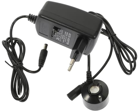 TOYANDONA Generador de Niebla para Estanque y Fuente de Agua, Mini Máquina de Humo Electrónica 3.6 Cm, Voltaje Ac220, Uso Doméstico y Jardín, Compatible para Peceras y Decoración Exterior