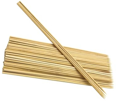DOITOOL 2 Paquets Lot Brochettes Bambou Piques Barbecue Durables pour Viande Légumes Fruits de Mer Pointes Aiguisées pour Grillades Extérieur Fêtes et Mariages