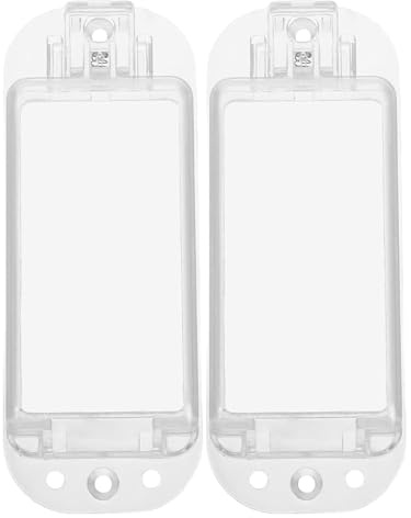 DOITOOL 2 protectores de interruptor de luz a prueba de bebés, tapa de placa a prueba de niños, fácil de instalar, para niños, mascotas o seguridad.