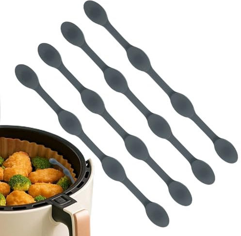 Bkljkf Aimants Pour Friteuse Sans Huile,Support Magnétique En Silicone Anti-Brûlure Pour Friteuse | Verrou De Maintien Pour Papier Sulfurisé -
